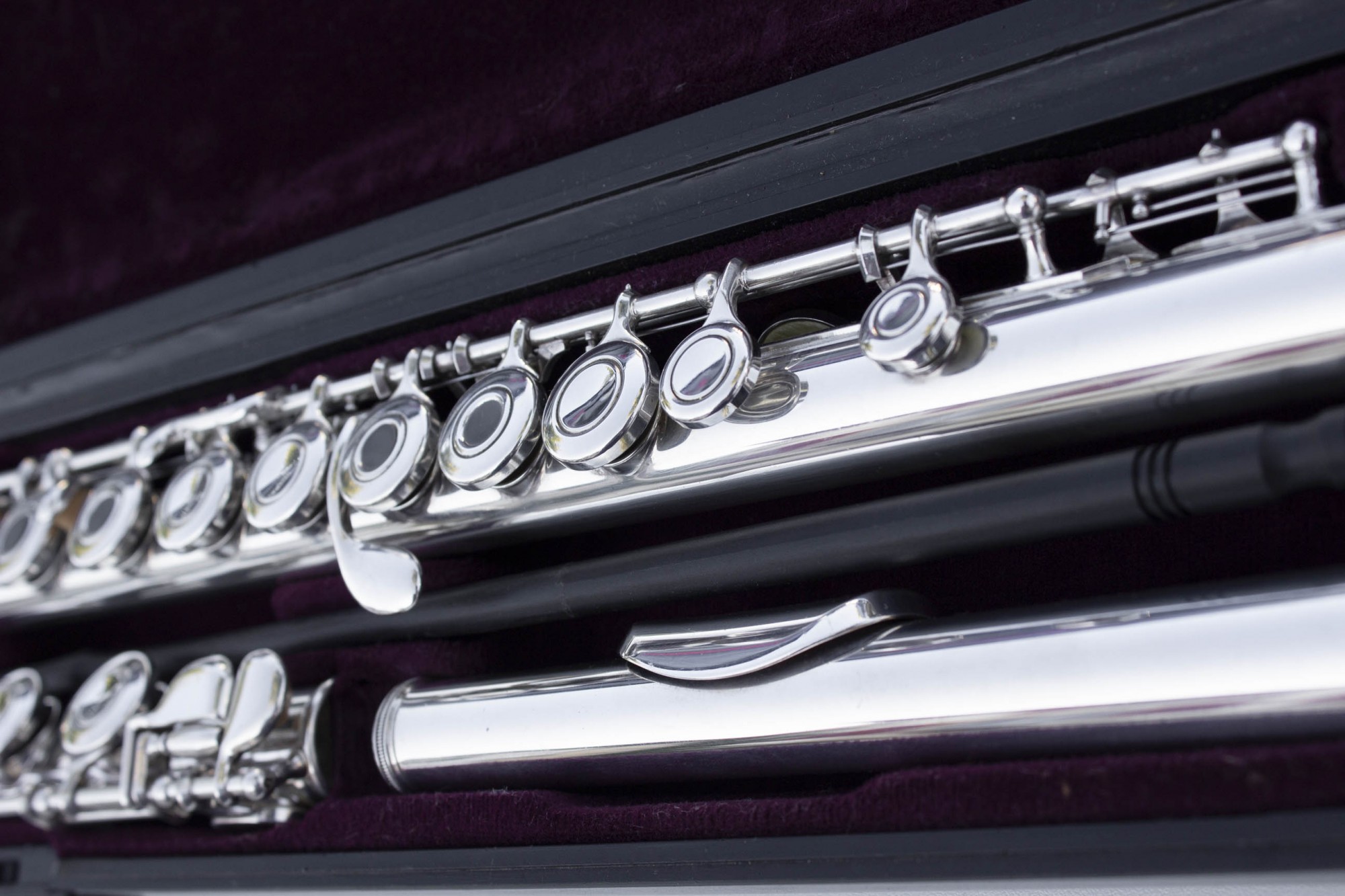 Flûte traversière yamaha YFL281 SII (plateaux creux, clétage en ligne) – Image 3