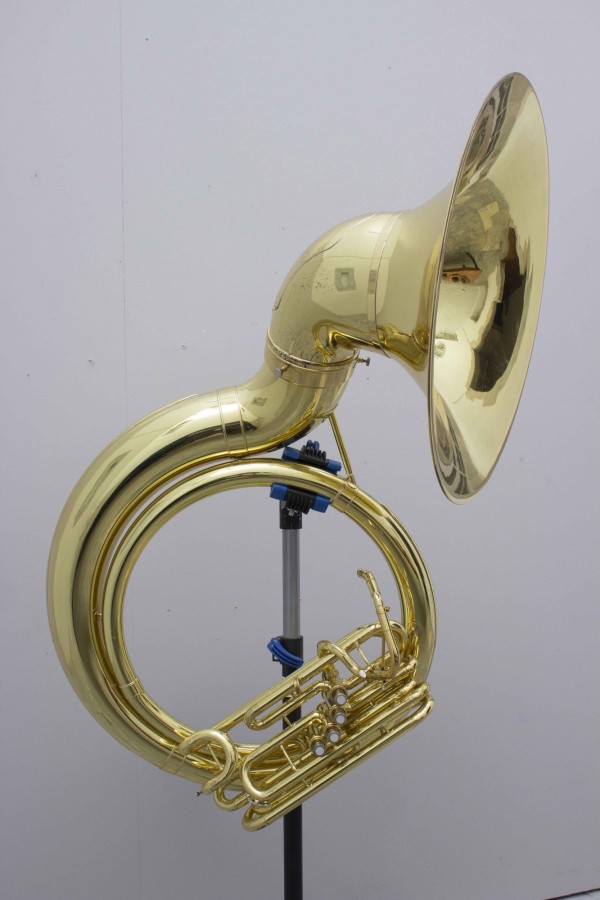 SOUSAPHONE JUPITER JSH-590 ou JSP-1110 [TBE ++ 4 PISTONS + branche NEUVE + FLY CAISSE+HOUSSE NEUVE PROTEC+ embouchure NEUVE]