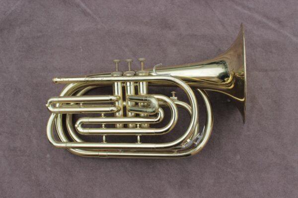 marching trombone BLESSING ''Artist model'' FLUGABONE [très bon modèle ultra Compact et son ouvert]