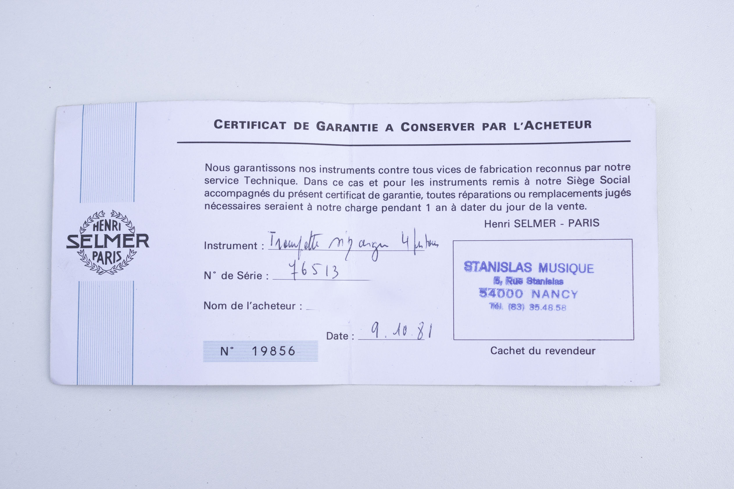 trompette Piccolo Selmer (Modèle Maurice André) – Image 34