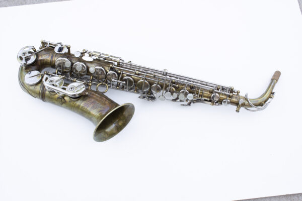 saxophone alto  IDA MARIA GRASSI professional [finition ''patine maison''+ Tampons black NEUF+ étui NEUF]