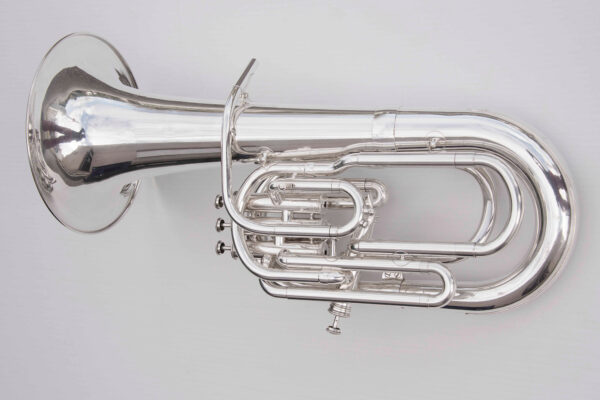 ANTOINE COURTOIS AC164 saxhorn basse 4 pistons [finition ARGENTÉ, TBE]