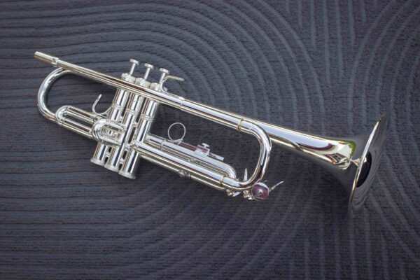 Trompette BSC 'Brass sound Création" Argenté TR1S Bb pavillon 124mm [SEMI-PRO, TOP QUALITÉ, GARANTIE 5 ANS]