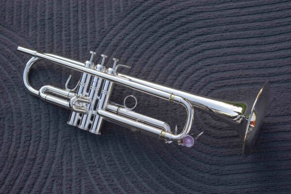 Trompette BSC 'Brass Sound Création" Argenté TR2S Bb pavillon 140mm [SEMI-PRO, TOP QUALITÉ, GARANTIE 5 ANS]